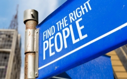 Find The Right People written on road sign-1